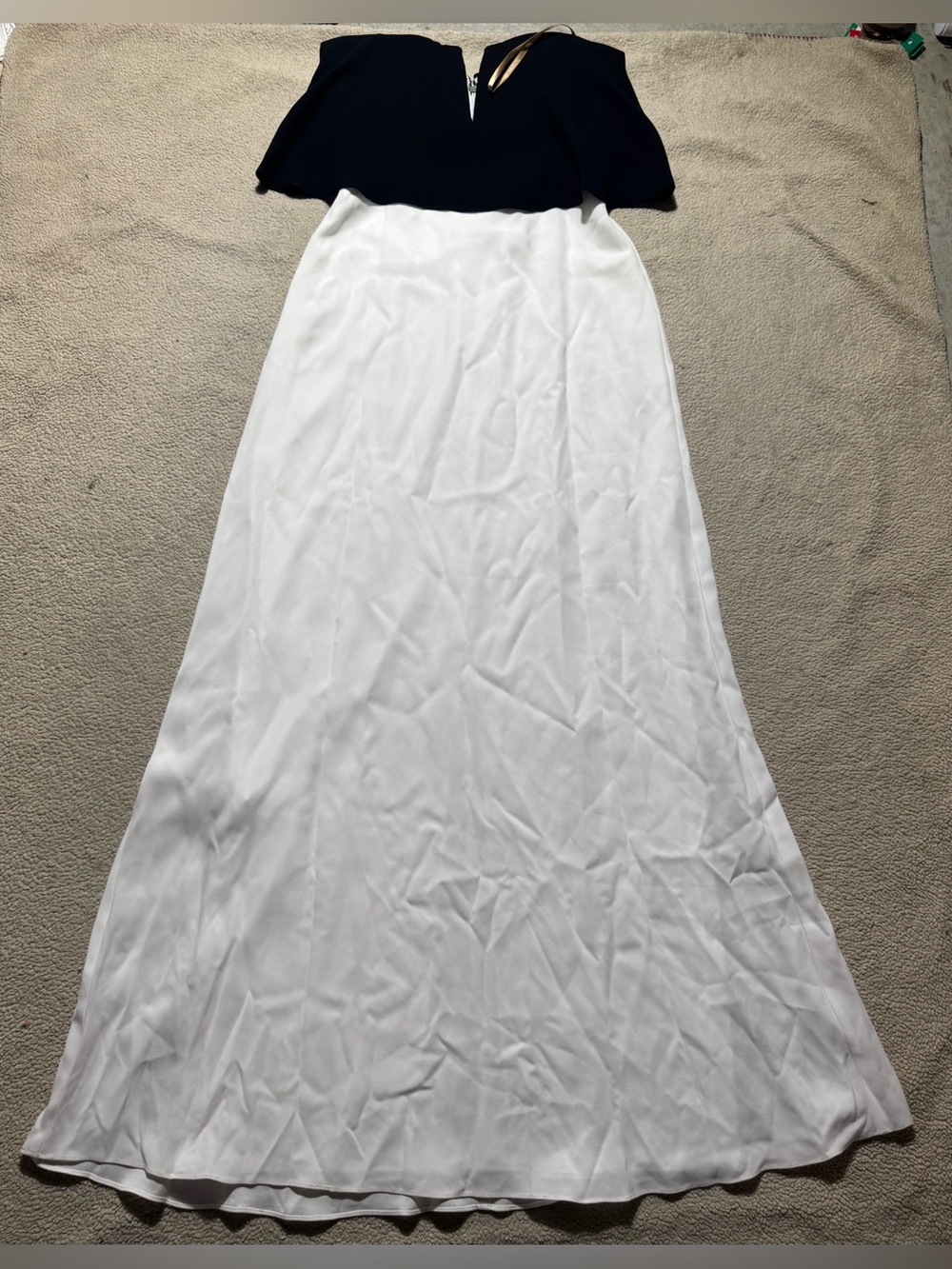BCBG Max Azria Dress Womens 4 Alyse Strapless Back Zip Gown Underlined NEW